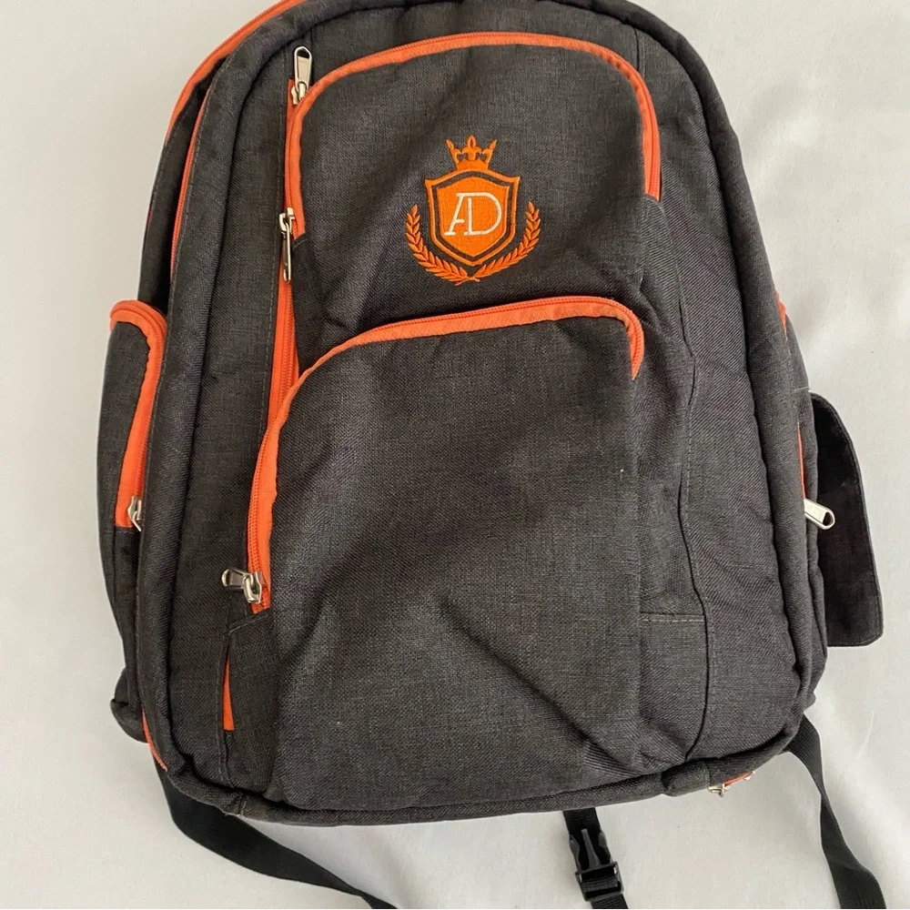 Backpack Baby Diaper Bag Outdoor Multi Use Multi Zipper Pocket Large Size